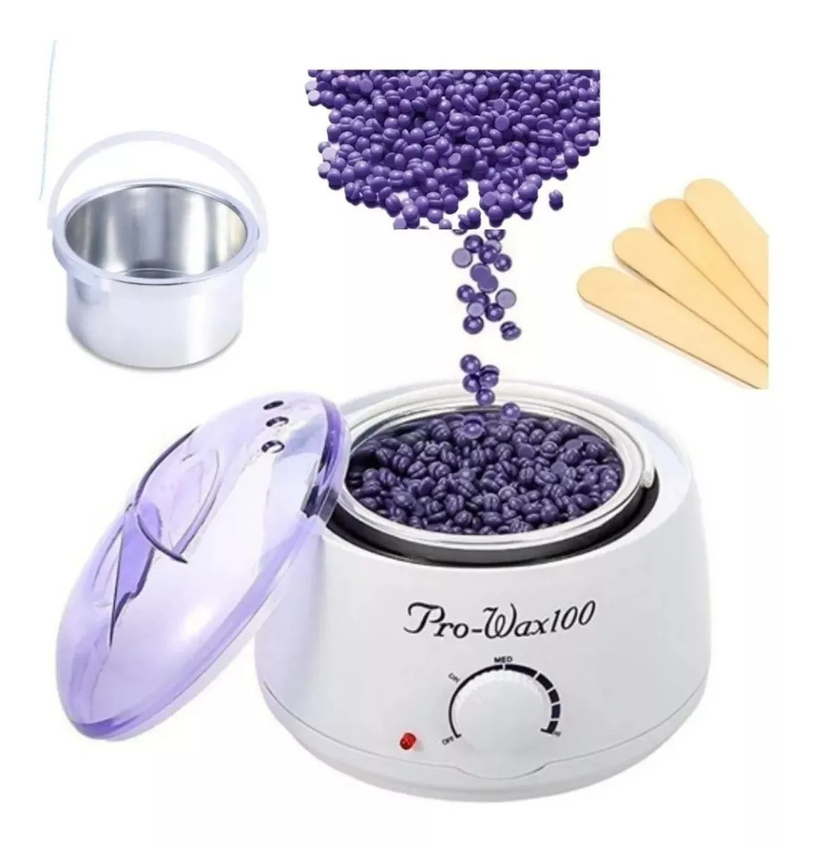 Miniatura 1 de Olla Para Cera Depilatoria + Cera Perlas